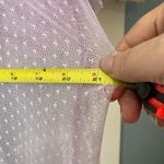 Topshop Lavender mesh ruffle top with polka dots #glam size 4 Top Shop Photo 4