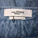 Isabel Marant Etoile Marius Light Blue Cotton Tie Waist Utility Shorts 38 NWOT Photo 5