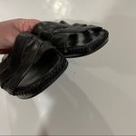 Naturalizer Dark Brown Leather Criss Cross Strappy Slip On Sandals Size 8.5 Photo 3