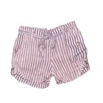 Free People One Harriet Striped Shorts Mauve Relaxed Boho Size Medium Photo 0