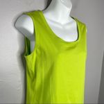 LAFAYETTE 148 Tank Top Womens Size Medium Bright Colorful Spring Summer Neon Green Photo 1