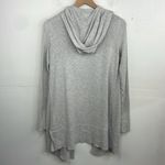 Athleta Light Gray Open Front with Hood Cardigan Sweater size XS Photo 2