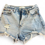 Abercrombie & Fitch Abercrombie The Mom Shorts High-Rise Curve Love Denim Shorts Photo 0