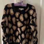 Michael Kors  Black and Tan Knit Sweater Photo 0