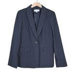 Calvin Klein  Women's 10 Dark Gray One Button Front Lined Blazer Photo 0