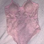 Light Pink Lace Bodysuit Size M Photo 0
