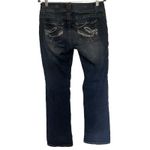 No Boundaries Vtg  Y2K Low Rise Womens Jeans Sz 9 Embroidered Sequin Patch Pocket Photo 3