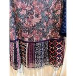 Soft Surroundings  Patchwork‎ Tunic Blouse Top Floral Paisley Womens PM Photo 9