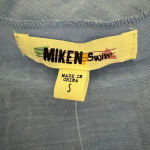 MIKEN SWIM Racerback Knit Swim Bathing Suit Cover Up Tank Dress NWT Small Blue Photo 5