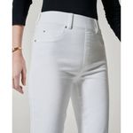 Spanx  Women's Medium White Straight Leg Jeans Pants 20354R MSRP $128 Medium Photo 2