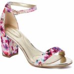 Bandolino Pink Floral Armory Sandals, Sz 7.5 Photo 0
