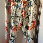 White Stag  Petite Floral slacks large Photo 0