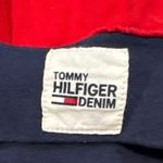 Tommy Hilfiger  Denim Colorblock Sweatshirt XS Oversized Fit Retro Pullover Photo 8
