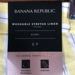 Banana Republic Washable Stretch Linen Pants. Avery is the cut. Size 0 Petite Photo 3