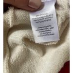 Everlane  Organic Cotton Cropped Crew Sweatshirt in Cream Size Small Photo 5