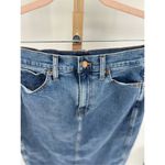 J.Crew Denim Jean Straight Pencil Skirt Size 4 99% Cotton Photo 5