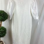 Nation Ltd Nation White Short Sleeve V Neck Tee Shirt Mini Dress NEW M Photo 1
