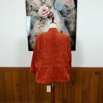 Roz & Ali  Rust Military Style Faux Suede Blazer! Photo 4