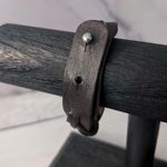 Braided Brown Snap Bracelet Photo 6