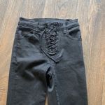 J Brand High Rise Lace Up Jean Vendetta Photo 3