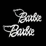 4 for $25 Barbie rhinestone earrings Silver Photo 1