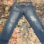 Judy Blue Distressed Blue Denim Jeans Photo 0