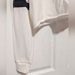 Forever 21  Collared Crop Top Medium Terry Knit Rugby Preppy Varsity Photo 2