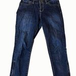 Nine West  Jeans Ankle Zippers Size 8 Medium Wash Skinny Photo 0