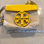 Tory Burch  Miller Canvas Crossbody Bag in Lemon Drop Photo 11