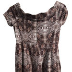 New York & Company snake print jumpsuit White Size M Photo 4