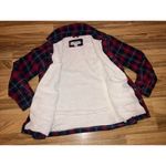 Gander mountain  Guide Series Fleece Lined Jacket flannel‎ Womens Size M Red Blue Photo 1