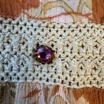 Multicolor Floral Tiered Maxi Skirt Lace Trim, Elastic Waist M20 Orange Size XL Photo 3