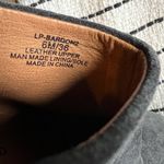 Lucky Brand leather zip up booties, navy blue Photo 7