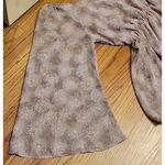 Crimson & Clover Dandelion Print One Shoulder Bell Sleeve Mini Dress Party Homecoming Size M Photo 2