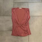 Athleta  Breezy Wrap Tank in Tawny Rose Photo 1