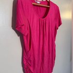 Pink Ekouaer Nursing Friendly S/S Top Size M EUC Size M Photo 1