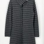Dolce Cabo Longline Wool Blend Cardigan Size Large Gray Photo 0