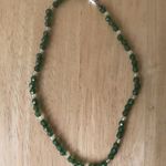 Green beaded Necklace Handmade Vintage One of Kind Photo 6