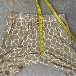 Michael Kors  Giraffe‎ Print Drawstring Crop Pants XS Photo 6