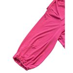 Tahari TOP Size 3X Peasant Sleeve Zipper V-Neck Bright Pink Resort Wedding Boho Photo 5