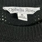 Ophelia Roe Women’s Ophelia Roe Open Knit Sleeveless Dress Cover Up Size Medium Black Photo 3