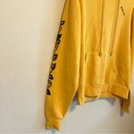 Obey  graphic hoodie, dark yellow, cotton blend, pullover hoodie, pocket, size M Photo 3