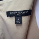 Banana Republic Linen Blend Cropped Wide Leg Sleeveless Jumpsuit Tan Belt Size 6 Photo 11