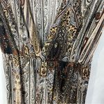 ETC. Jumpsuit Flared Leg Sleeves V Photo 4