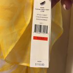 Carmen Marc Valvo NWTS TELLOW AND WHITE BEACH COVERUP BRIGHT AND CHEERFUL Photo 5