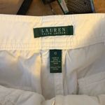 Ralph Lauren Lauren  White Belted Cuffed Shorts Photo 2