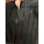 Dissh Ada Midi in Black Long Sleeve Stretch Ribbed Knit Stretch Dress XL Photo 9