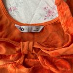 SO  bright orange crop tank top Photo 1