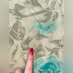 vintage floral cream and blue mini dress with sequins Size M Photo 3