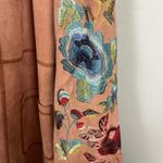 Solitaire  Women’s Boho Faux Suede Floral Embroidered Jacket Mauve Pink large Photo 2